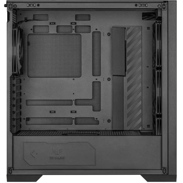 ASUS case TUF GAMING CASE (GT302) TG,  Mid Tower,  4x 140mm ARGB Fan,  černá7