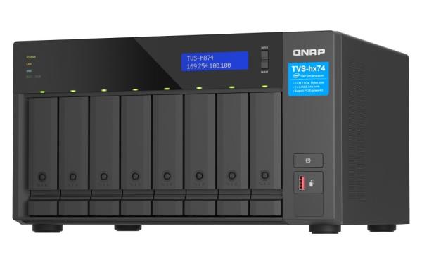 QNAP TVS-h874-i5-32G(6C/IntelCorei5-12400/4,4GHz/32GBRAM/8x3,5"SATA/2x2,5GbE/3xUSB3.2/1xHDMI/2xM.2/2xPCIe)