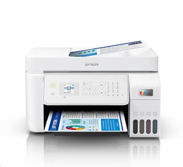 EPSON tiskárna ink EcoTank L5316,  5760x1440dpi,  A4,  33ppm,  Wi-Fi,  USB,  Ethernet,  ADF,  fax,  sken5