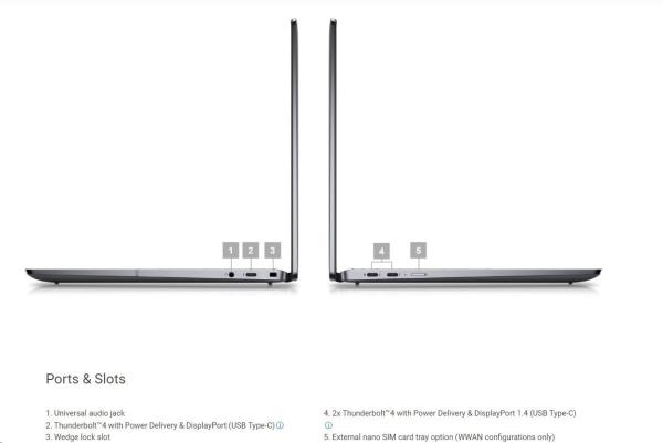 DELL NTB Latitude 9450/U7 165U/16GB/512GB SSD/14" QHD+ Touch/2-in-1/IR Cam & Mic/WLAN/vPro/Backlit Kb/W11 Pro/3Y PS NBD4