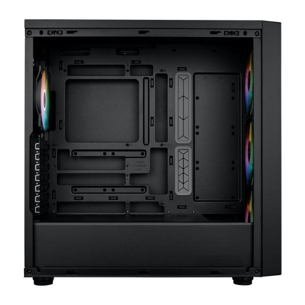 Cooler Master case MasterBox 600,  bez zdroje,  3x 140mm ARGB Fan,  1x 120mm ARGB Fan,  černá2