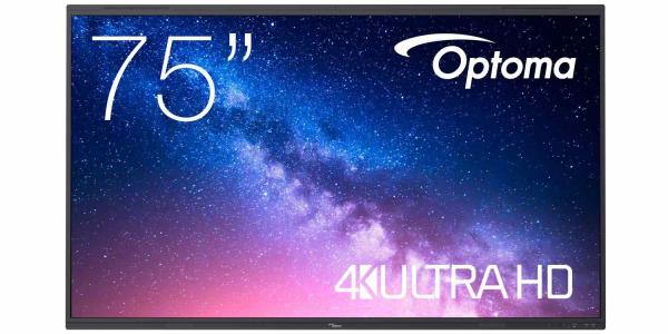 Optoma 5753RK IFPD 75" - interaktivní dotykový,  4K UHD,  multidotyk 40prstu,  Android 13,   8GB RAM /  64GB ROM