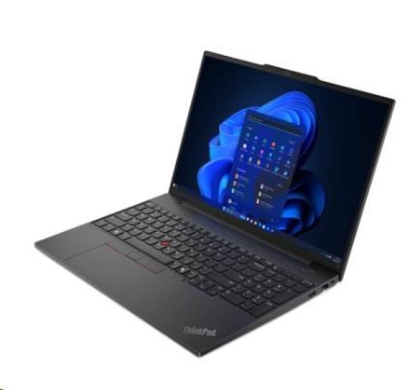 LENOVO NTB ThinkPad E16 Gen 2 - Ryzen™ 7 7735HS, 16" WUXGA IPS, 16GB, 512SSD, HDMI, Int. AMD Radeon 680M, W11P, 3Y Onsite