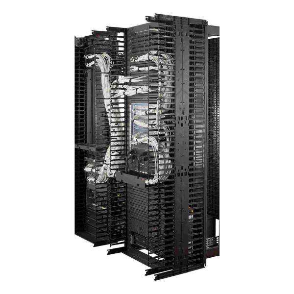 APC Valueline,  Vertical Cable Manager for 2 & 4 Post Racks,  84"H X 6"W,  Double-Sided with Doors1