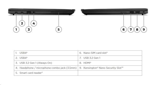 LENOVO NTB ThinkPad X13 Gen 4 - Ryzen™ 5 PRO 7540U, 13.3" WUXGA IPS, 16GB, 512SSD, HDMI, Int. AMD Radeon 740M, W11P, 3Y Premier4