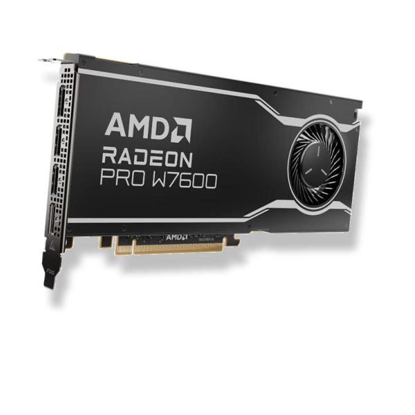 HP VGA AMD Radeon Pro W7600 8GB GDDR6 PCIe x16 Graphics Card,  4xiDisplayPort