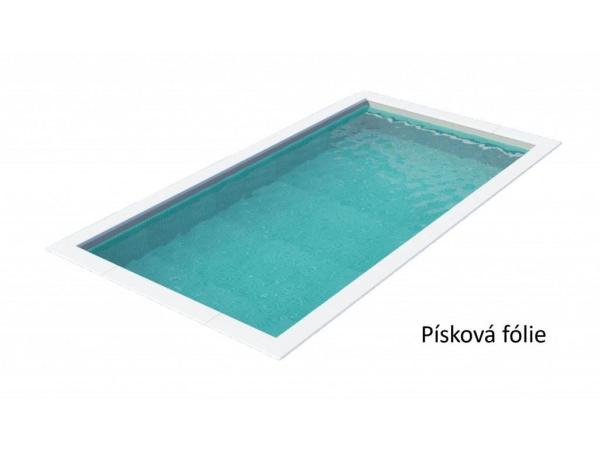 Kompletní bazénový set CF BLOCK DELUXE 7, 0 x 3, 5 x 1, 5 m  0, 8 mm - šedá fólie11