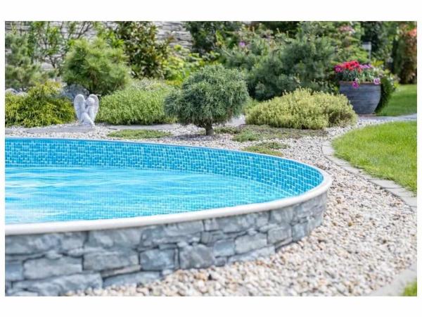 Bazénová fólie Mosaic pro bazén O 4, 6 m x 1, 2 m - Mosaic,  0, 35 mm4