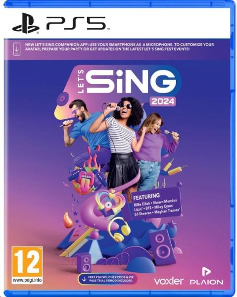 PS5 hra Let’s Sing 2024 (bez mikrofonů)