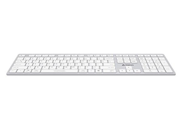 A4tech Klávesnice FX50,  kancelářská klávesnice,  membránová,  bezdrátová,  CZ/ SK,  Bílá3