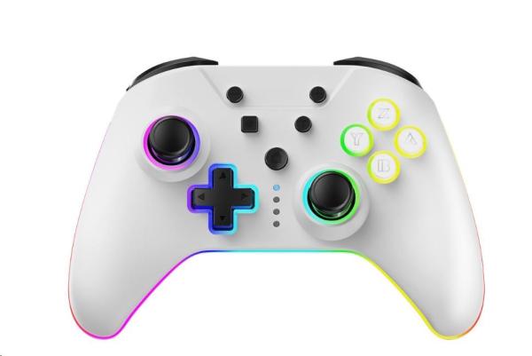 Armor3 NuRival Wireless Hall Effect Stick Game Controller For Nintendo Switch (White)