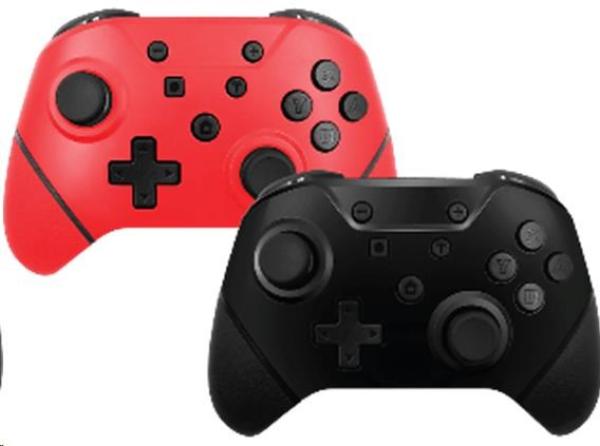 Armor3 NuChamp Wireless Controller Pack for Nintendo Switch (2in1) (Black,  Red)