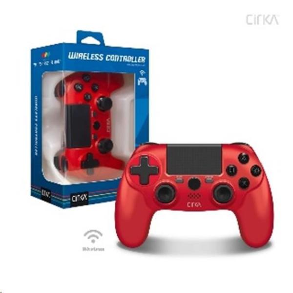 Cirka NuForce Wireless Game Controller for PS4/ PC/ Mac (Red)