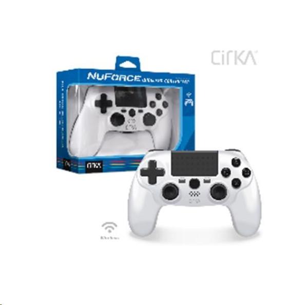 Cirka NuForce Wireless Game Controller for PS4/ PC/ Mac (White)