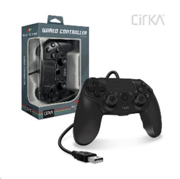 Cirka NuForce Wired Game Controller for PS4/ PC/ Mac (Black)