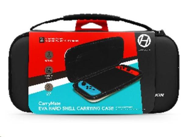 Hyperkin CarryMate EVA Nintendo Switch/ OLED/ Lite Hard Shell Case (Solid Black)