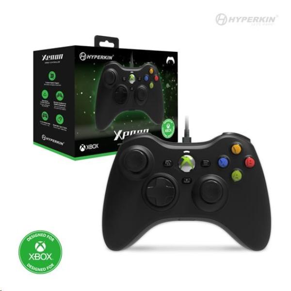 Hyperkin Xenon Wired Controller for Xbox Series|One/ Win 11|10 (Black) Licensed by Xbox