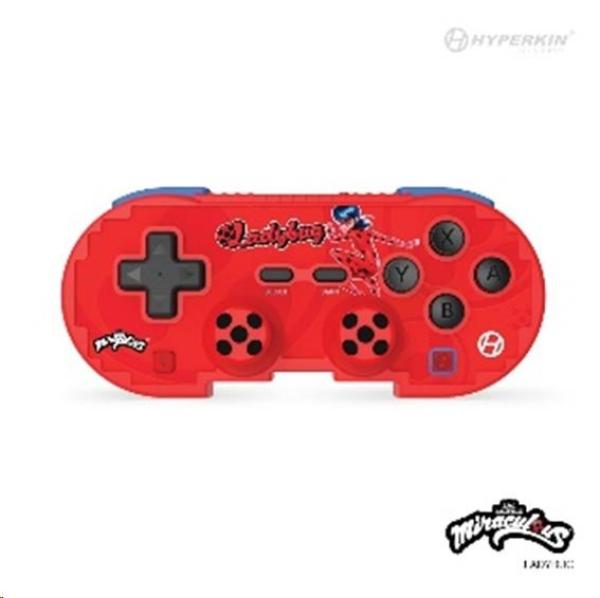 Hyperkin Pixel Art Miraculous Bluetooth Controller for Nintendo Switch/ PC/ Mac/ Android (Ladybug)