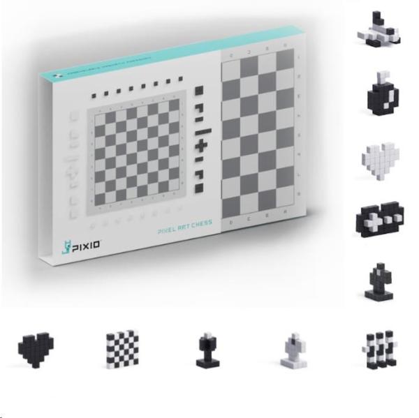 PIXIO Chess - Šachy magnetická stavebnice