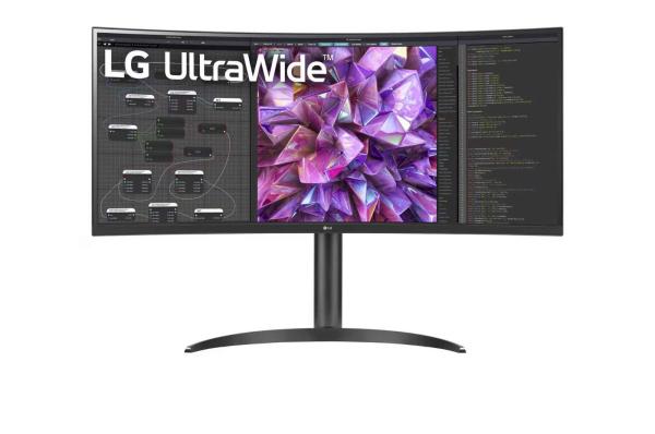 LG MT IPS LED 34" 34WQ75C - IPS panel,  sRGB 99%,  HDR10,  3440x1440,  2xHDMI,  DP,  USB-C,  USB 2.0,  RJ45, zakriven,  nast vyska