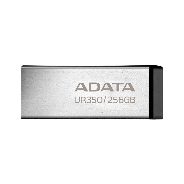ADATA Flash Disk 256GB UR350, USB 3.2, stříbrno-černá