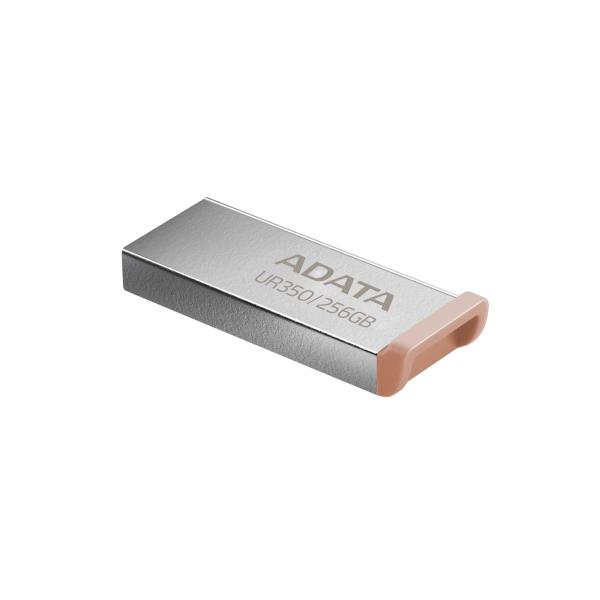 ADATA Flash Disk 256GB UR350,  USB 3.2,  stříbrno-hnědá1