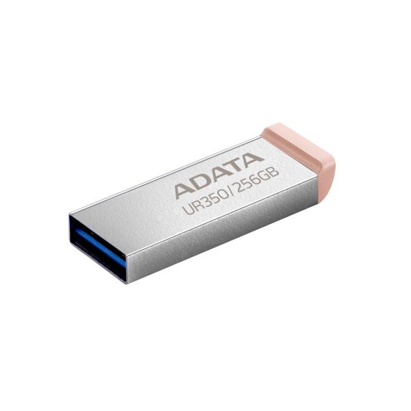 ADATA Flash Disk 256GB UR350,  USB 3.2,  stříbrno-hnědá2