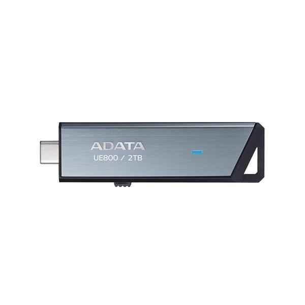 ADATA Flash Disk 2TB UE800, USB-C 3.2, R:1000 W:1000MB s, stříbrná