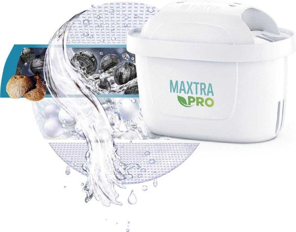 Brita Marella Cool white + 6 Maxtra Pro All-In-1 filtrační konvice,  2, 4 l,  indikátor výměny filtru,  6x filtrační patrona1