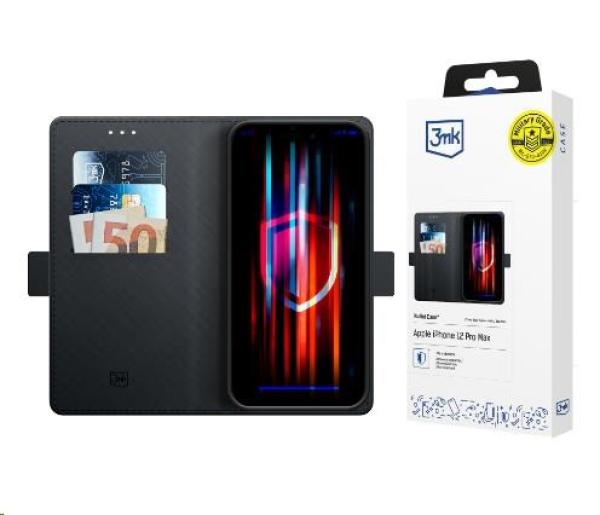 3mk flipové pouzdro Wallet Case pro Apple iPhone 12 Pro Max