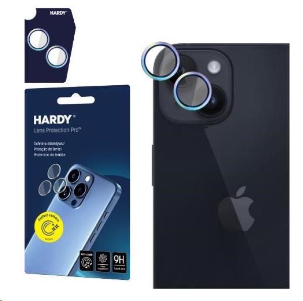 3mk ochrana kamery HARDY Lens Protection Pro pro iPhone 15 15 Plus, Rainbow