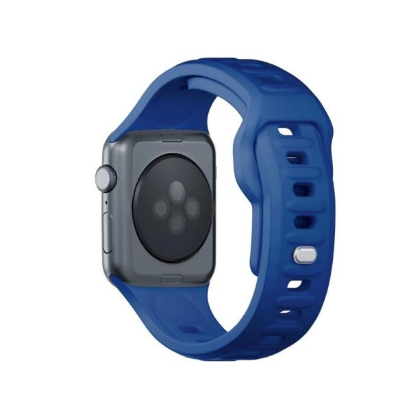 3mk Silicone Watch Strap pro Apple 38/ 40/ 41 mm Blue2