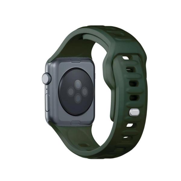 3mk Silicone Watch Strap pro Apple 38/ 40/ 41 mm Dark Green1