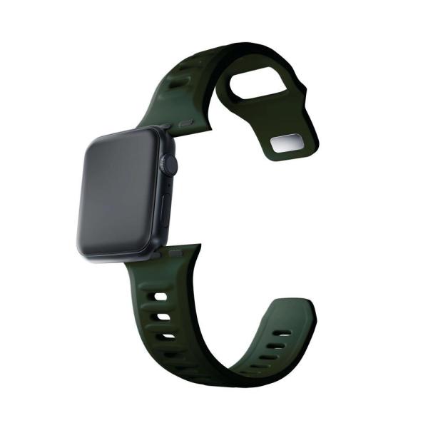 3mk Silicone Watch Strap pro Apple 38/ 40/ 41 mm Dark Green3