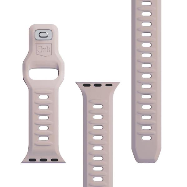 3mk Silicone Watch Strap pro Apple 38/ 40/ 41 mm Latte10