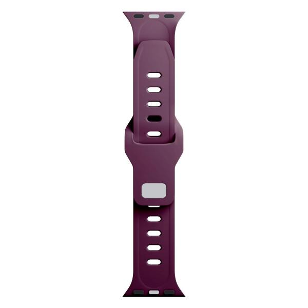 3mk Silicone Watch Strap pro Apple 38/ 40/ 41 mm Mulberry10