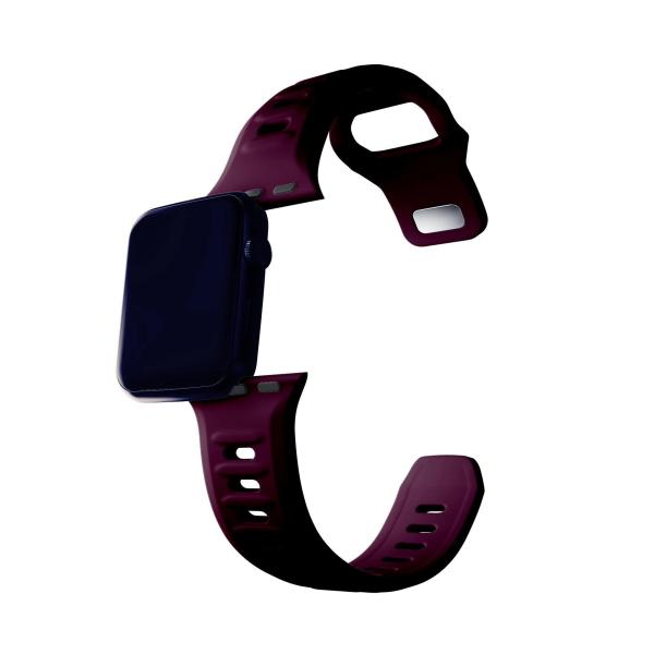 3mk Silicone Watch Strap pro Apple 38/ 40/ 41 mm Mulberry4