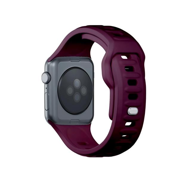 3mk Silicone Watch Strap pro Apple 38/ 40/ 41 mm Mulberry5