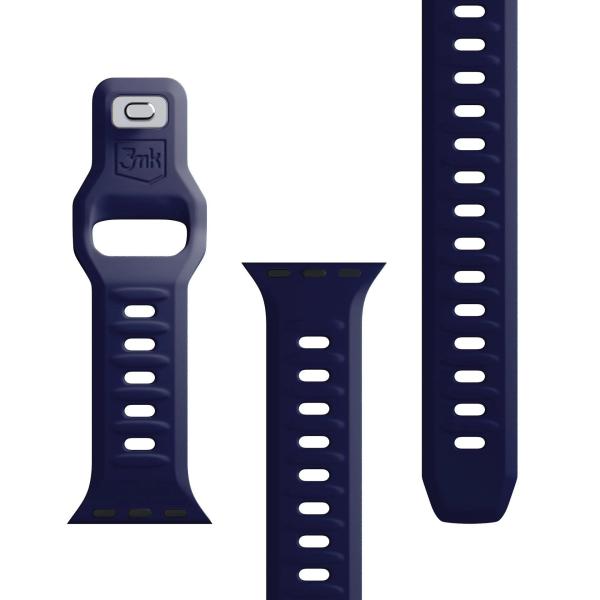 3mk Silicone Watch Strap pro Apple 38/ 40/ 41 mm Ocean Blue11
