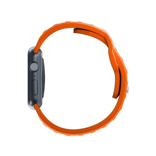 3mk Silicone Watch Strap pro Apple 38/40/41 mm Orange4