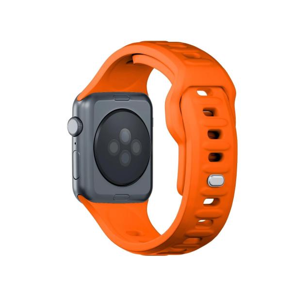 3mk Silicone Watch Strap pro Apple 38/40/41 mm Orange5