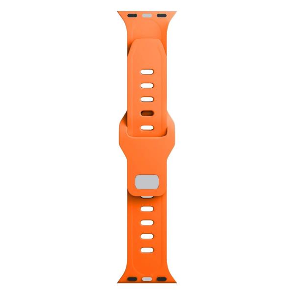 3mk Silicone Watch Strap pro Apple 38/40/41 mm Orange2