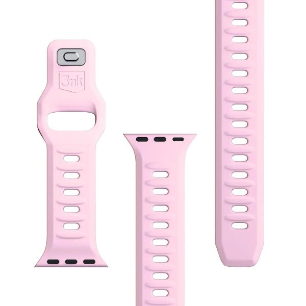 3mk Silicone Watch Strap pro Apple 38/ 40/ 41 mm Powder Pink10