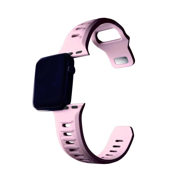 3mk Silicone Watch Strap pro Apple 38/ 40/ 41 mm Powder Pink4