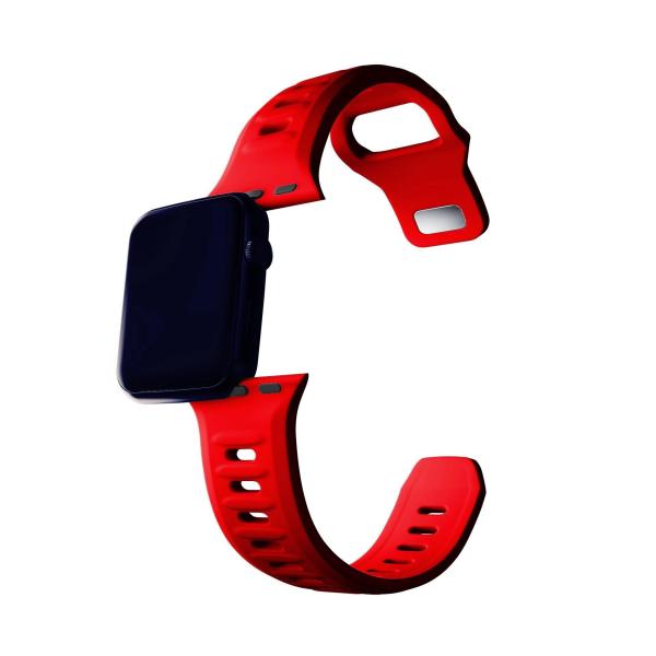 3mk Silicone Watch Strap pro Apple 38/ 40/ 41 mm Red6