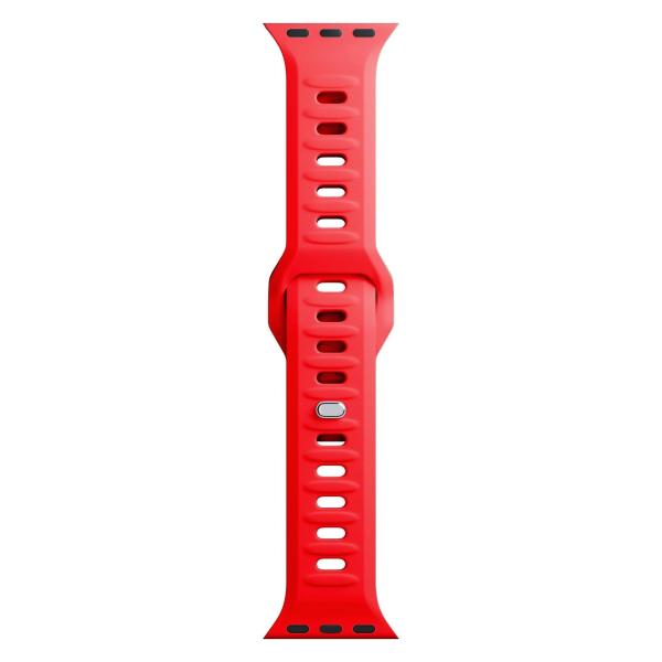 3mk Silicone Watch Strap pro Apple 38/ 40/ 41 mm Red2