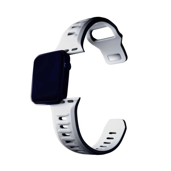 3mk Silicone Watch Strap pro Apple 38/ 40/ 41 mm White4