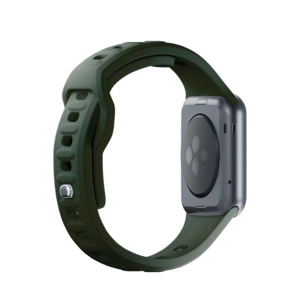 3mk Silicone Watch Strap pro Apple 42/ 44/ 45/ 49 mm Dark Green2