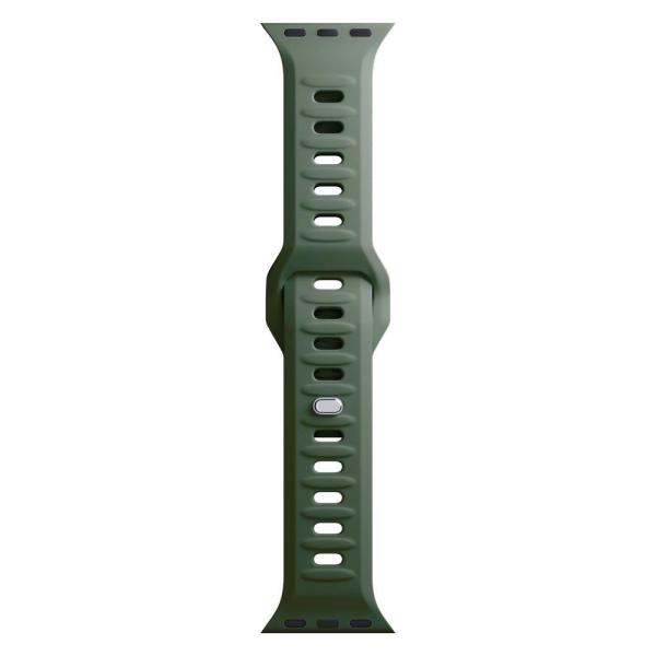 3mk Silicone Watch Strap pro Apple 42/ 44/ 45/ 49 mm Dark Green4