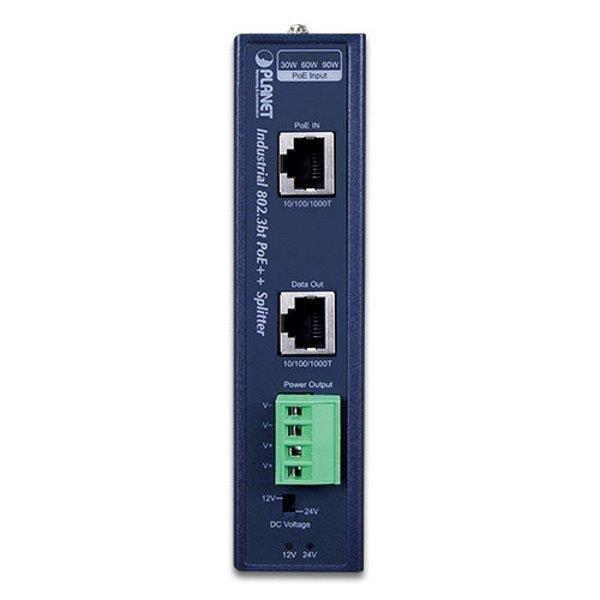 Planet IPOE-173S napájení po ethernetu IEEE802.3bt, 70W, 1xGbE, DIN, IP30, -40 až 75 C0